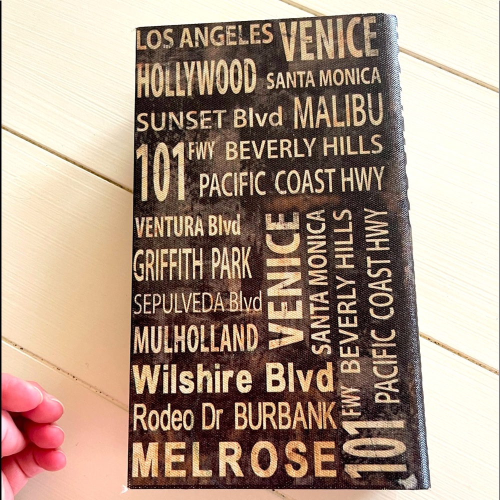 Adorable faux book “secret box”